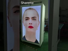 صفحه لمسی 86 اینچ شفاف LCD Box Display Showcase پلیر تبلیغاتی