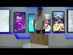 صفحه نمایش تبلیغاتی آسانسور دو صفحه نمایش LCD cNetwork 18.5 و 10.1 اینچ