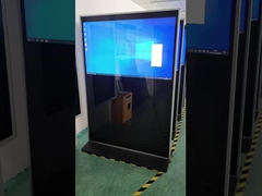 86 اینچ کف ایستاده تمام صفحه نمایش LCD تبلیغات نمایش 4k رزولوشن