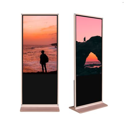 کیوسک صفحه لمسی ایستاده 55 اینچی با وضوح 1920x1080 و صفحه لمسی مادون قرمز برای چک کردن خود فرودگاه