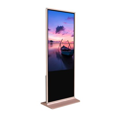 کیوسک صفحه لمسی ایستاده 55 اینچی با وضوح 1920x1080 و صفحه لمسی مادون قرمز برای چک کردن خود فرودگاه