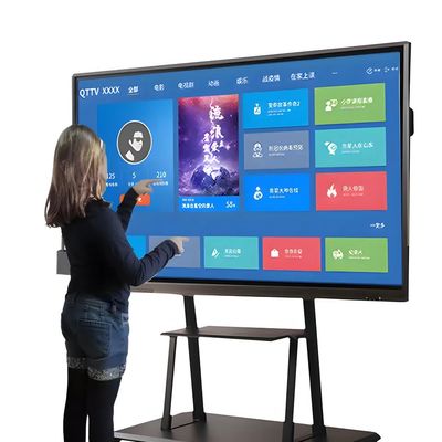 صفحه سفید تعاملی دیجیتال 110 اینچی با صفحه نمایش 4K Ultra HD و قلم الکترومغناطیسی