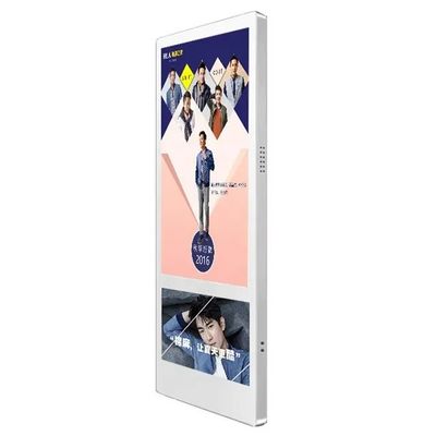 صفحه نمایش LCD دیوار نصب شده آسانسور تبلیغات سیگنال دیجیتال دو صفحه نمایش 50W