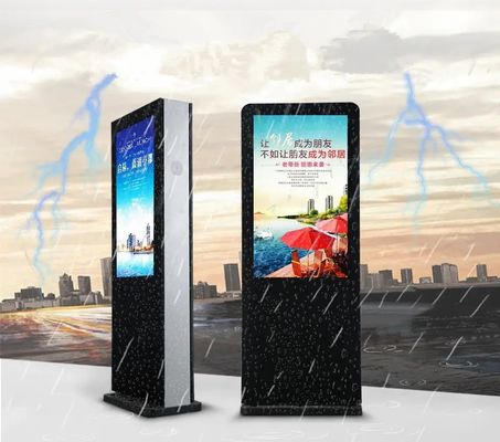IP65 صفحه نمایش تبلیغاتی بیرونی صفحه نمایش تبلیغاتی Ultra Thin ROHS