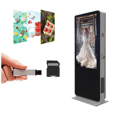 IP65 صفحه نمایش تبلیغاتی بیرونی صفحه نمایش تبلیغاتی Ultra Thin ROHS