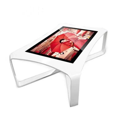 میز صفحه نمایش لمسی متقابل 43 اینچی چند لمسی با وضوح 1920X1080 برای برنامه های کاربردی میز قهوه هوشمند