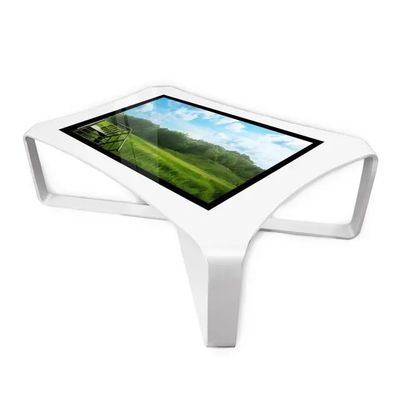 میز صفحه نمایش لمسی متقابل 43 اینچی چند لمسی با وضوح 1920X1080 برای برنامه های کاربردی میز قهوه هوشمند