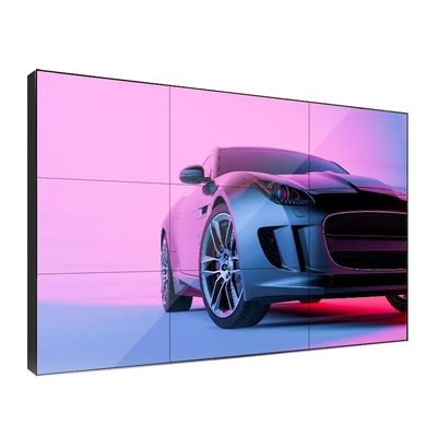 صفحه نمایش اسپیسینگ داخلی 49 اینچ روشنایی بالا پانل های دیواری ویدیویی LCD تبلیغاتی