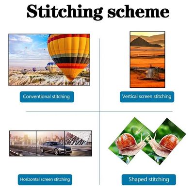 صفحه نمایش 65 اینچی ویدئویی دیواری 3.5mm رزولوشن 4K LCD Monitor