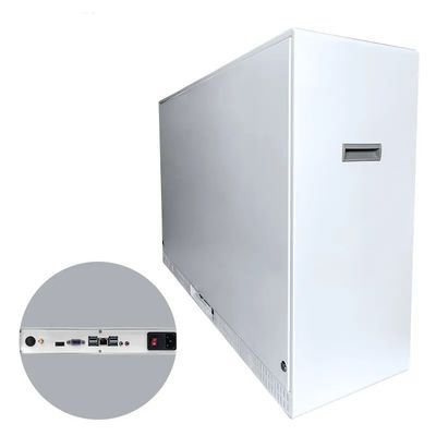 کابینت نمایشگر LCD شفاف 55 اینچی با صفحه لمسی خازنی و دیوار LCD قابل اتصال 1x2