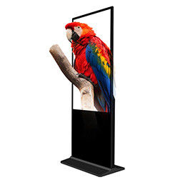 55 اینچ کف ایستاده 4K LCD تبلیغاتی نمایشگر دیجیتال نشانه های تصویری دیوار با 1920x1080 رزولوشن
