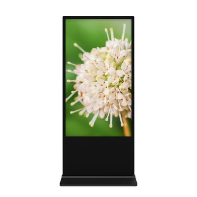 75 اینچ عمودی ایستاده ال سی دی نمایشگر تبلیغاتی با رزولوشن 4K و سیستم عامل اندروید