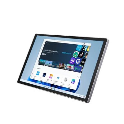 تمام در یک صفحه نمایش لمسی کیوسک 21.5 اینچ دیوار نصب ویندوز اندروید OS