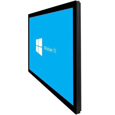 مانیتور صفحه لمسی مادون قرمز ۵۵ اینچی با نمایشگر LCD دیواری و لمس خازنی ۱۰ نقطه‌ای