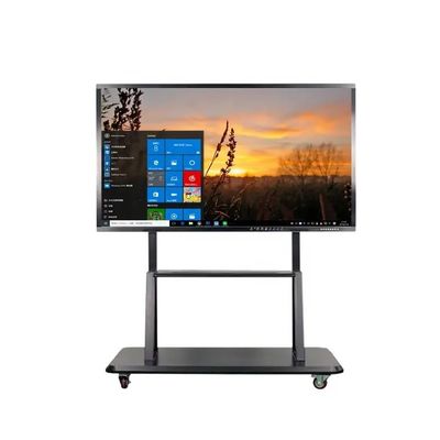 صفحه نمایش هوشمند لمسی 55 اینچ صفحه نمایش تخت تعاملی 16:9 نسبت ابعاد