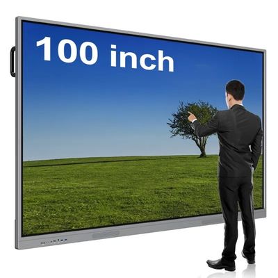 100 اینچ Full HD چند لمسی دیجیتال تعاملی Whiteboard هوشمند صفحه نمایش صفحه نمایش لمسی