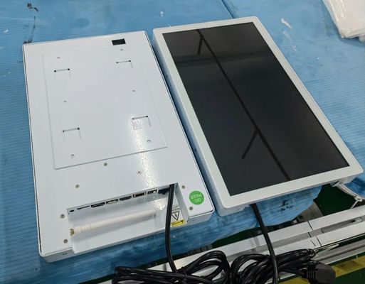 21.5 اینچ اندروید ویدیو LCD تبلیغاتی 3000:1 کنتراست پوسته عقب ساده