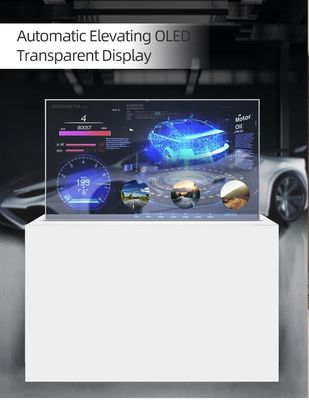 مانیتور دیجیتال ساینیج صفحه نمایش لمسی شفاف OLED ۵۵ اینچی با رزولوشن ۱۹۲۰*۱۰۸۰ و لمس خازنی