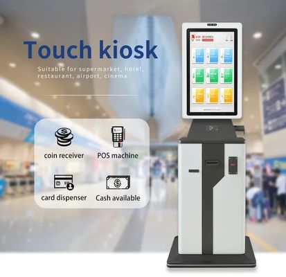 صفحه لمسی هتل خود چک در کیوسک 32 اینچ پارکینگ ماشین پرداخت خود سرویس کیوسک
