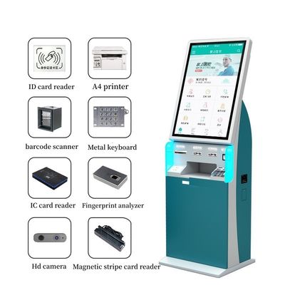 کیوسک 32 اینچی با چاپگر A5 و اسکنر بارکد