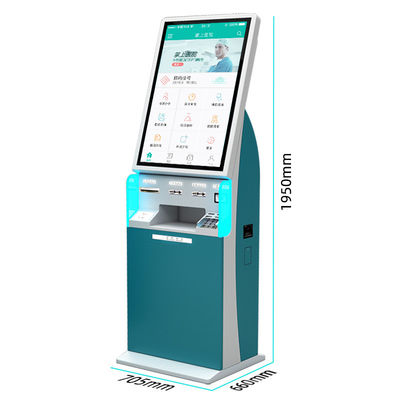 کیوسک 32 اینچی با چاپگر A5 و اسکنر بارکد
