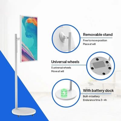 کیوسک دیجیتال 32 اینچی با صفحه کلید یکپارچه و ویندوز 10 برای نمایشگرهای تعاملی
