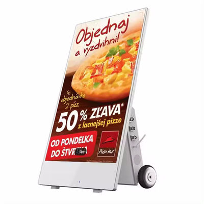 صفحه نمایش تبلیغاتی ال سی دی 43 اینچی با وضوح 1920x1080 و روشنایی 450cd / m2 برای علامت گذاری دیجیتال با تأثیر بالا