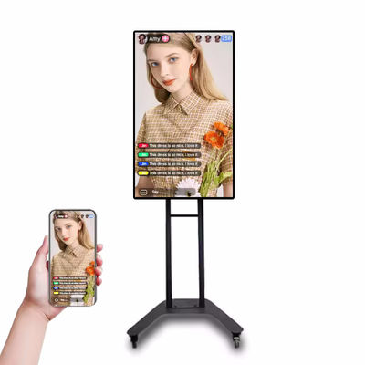 صفحه نمایش LCD تبلیغاتی با کنتراست بالا با زاویه دید 178 درجه و منبع برق 110-240 ولت برای سیگنال های دیجیتال تجاری