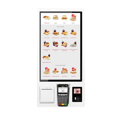 21.5 اینچ سیستم POS خود سرویس با پرداخت با کارت اعتباری / بدهی و اسکنر بارکد