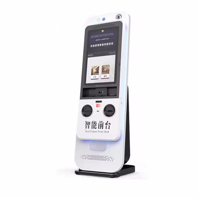 کیوسک خودکار ورود با دستگاه کارتخوان موتوری، پشتیبانی چندزبانه و اتصال Wi-Fi بلوتوث