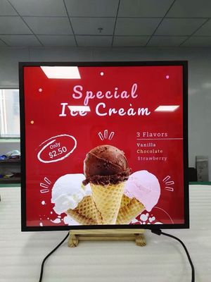 33.2 اینچ صفحه نمایش LCD تبلیغاتی ساخت فلزی برای صفحه نمایش مربع نسبت1:1