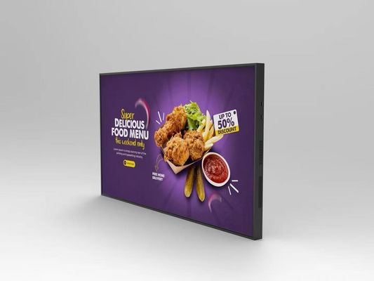 43 اینچی نمایشگر تبلیغاتی LCD دیواری با رزولوشن 1920x1080 و سیستم عامل اندروید