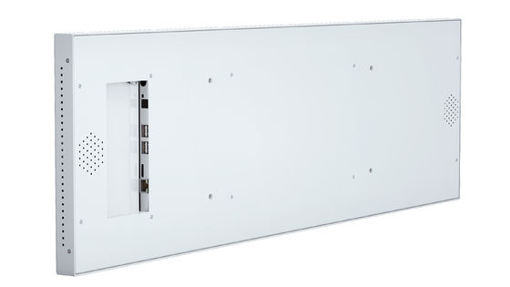 کیوسک دیجیتال با صفحه نمایش لمسی خازنی 37 اینچی با وضوح بالا 3840x1080 و نمایشگر نواری کشیده