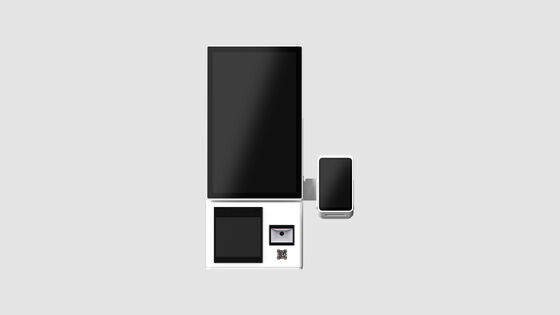 کیوسک خود سفارش کوچک و سبک با پرداخت NFC و صفحه چرخش 180 ° برای استفاده متنوع