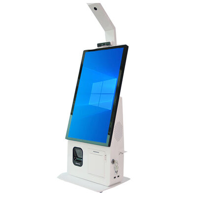 کیوسک POS سیستم همه در یک با صفحه لمسی ظرفیتی چاپگر حرارتی 80 میلی متری و خواننده کارت NFC برای پرداخت خود