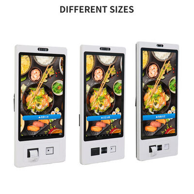 Touchwo 10-Point Capacitive Touch Screen Kiosk with 1920x1080 Resolution and Wall Mount for Self Ordering and Payment
