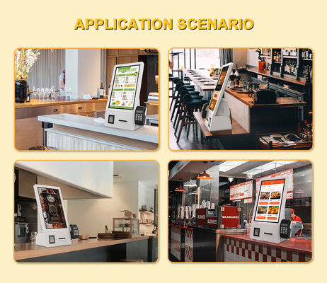 1920X1080 Resolution Metal Case Floor Standing Touch Screen Self Service Kiosk with Android OS