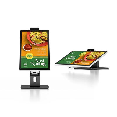 21کیوسک خود سفارش با صفحه لمسی 5 اینچ با لمسی ظرفیت 10 نقطه ای و وضوح 1920x1080 برای رستوران های فست فود