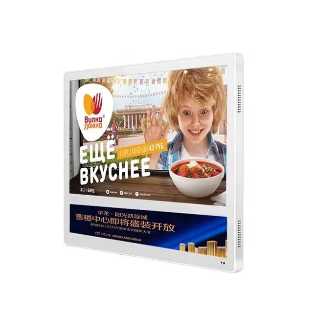 1920x1080 Lift Screen تبلیغات دو صفحه نمایش 32 اینچی LCD برای آسانسور