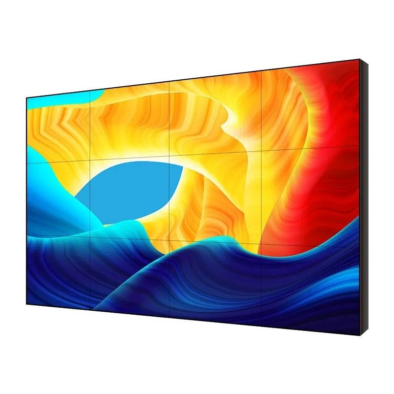 1.8mm LCD Splicing Wall Screen 55 Inch Frameless Wall Mounted Floor Stand Monitor صفحه نمایش دیوار بدون قاب نصب شده روی کف