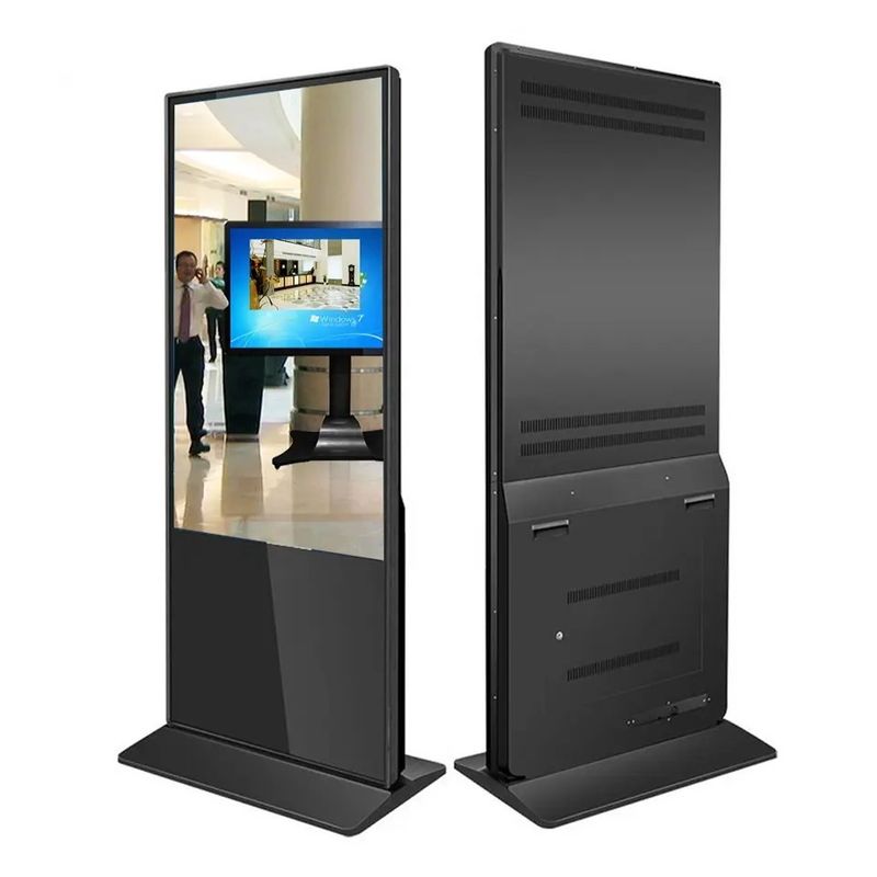 صفحه نمایش تبلیغاتی LCD ایستاده 43 اینچی با پخش کننده ویدئویی سیستم آندروید