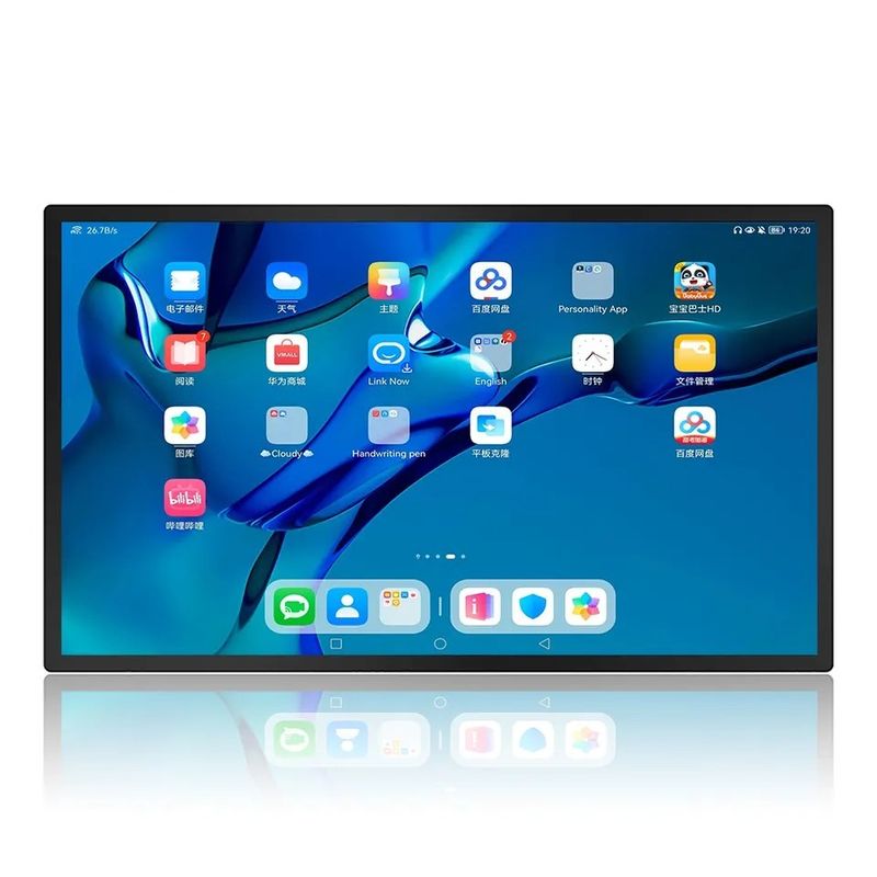 86 اینچی نمایشگر تبلیغاتی LCD دیواری با رزولوشن 4K برای تابلوهای دیجیتال دولتی