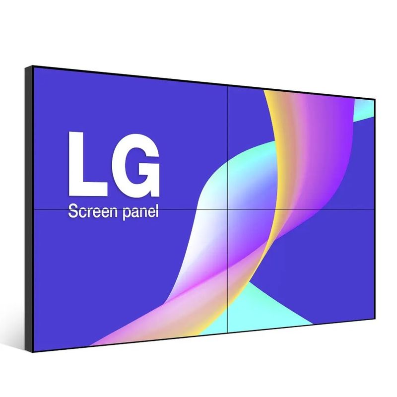 دیوار ویدیویی LCD 75 اینچی با روشنایی بالا و زاویه دید وسیع برای تابلوهای دیجیتال