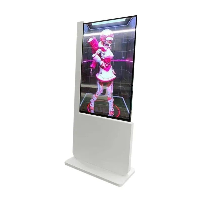 نمایشگر LCD شفاف 55 اینچی با رزولوشن 1920 x 1080 و پایه زمینی OLED