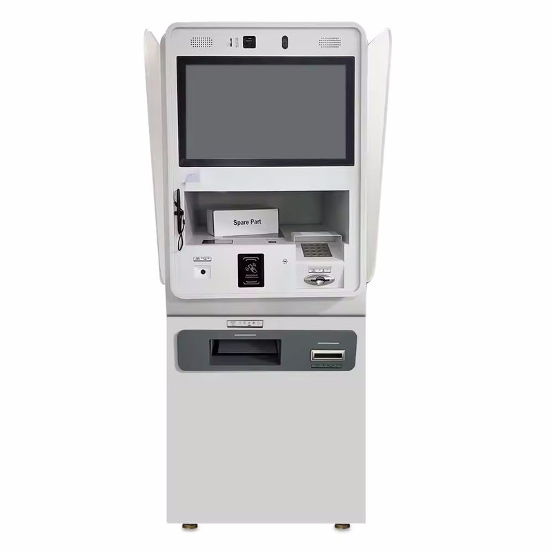 کیوسک تشخیص چهره با اسکنر 1D / 2D برای خدمات غذایی / فرودگاه