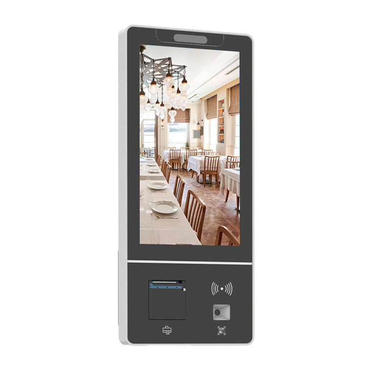 Self Service Kiosk with 1920x1080 Resolution Intel Core I5 and Wall Mount for Efficient Ordering System